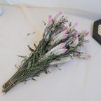 Dried Celosia Flowers Flamingo Feather Bouquet Decoration 45 cm